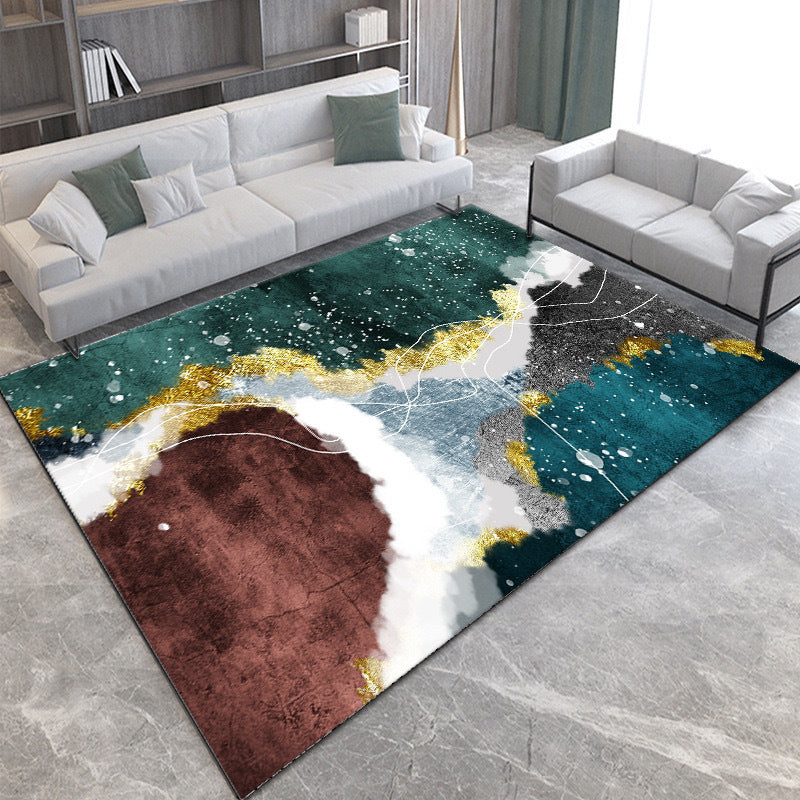 Simple Modern Minimalist Style Carpet Living Room Coffee Table Rug Bedroom Full Bedside Mat Rectangular Home Rug