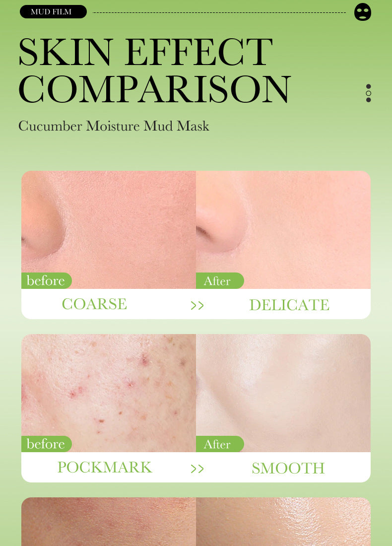 Cleansing Mask BIOAOUA Cucumber Pore Cleansing Smear-On Portable Mud Mask   Wholesale