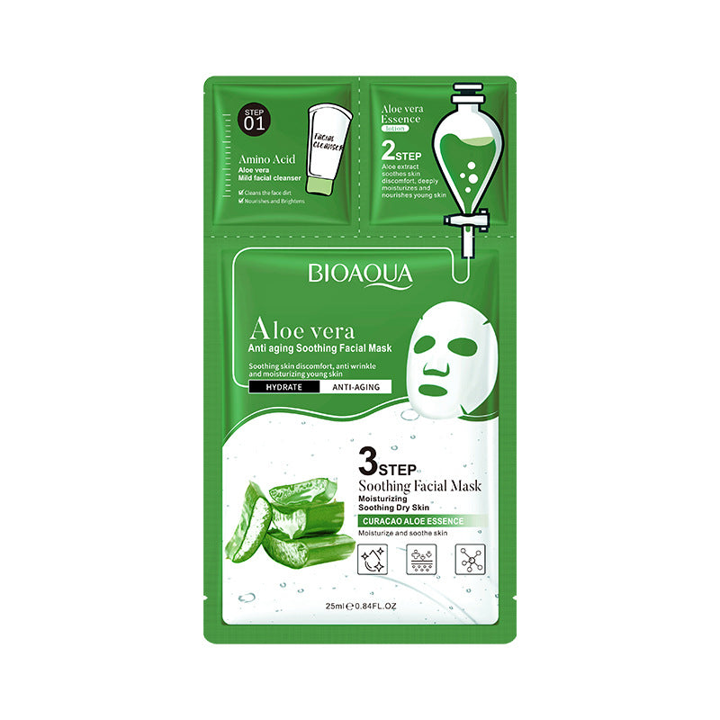 Trilogy Face Mask BIOAOUA Cleansing Facial Cleanser Hydrating Essence  Wholesale