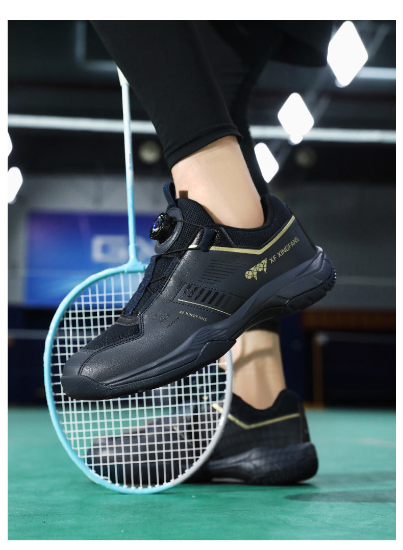 New Large Size Breathable Cushioning Anti-Slip Sneakers Table Tennis Shoes Low-Top Men's Professional Training Badminton Shoes