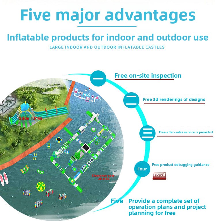 Water Park Obstacle Course Water Challenge Water Park Attractions for Adults and Children Water Park Amusement Park Manufacturer