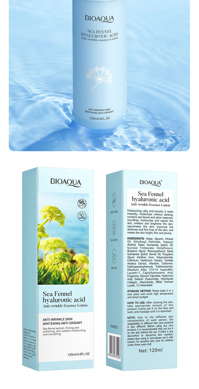 Sea Fennel Hyaluronic Acid Skin Care Set  BIOAOUA Moisturizing Five-Piece Set Cross-Border Wholesale