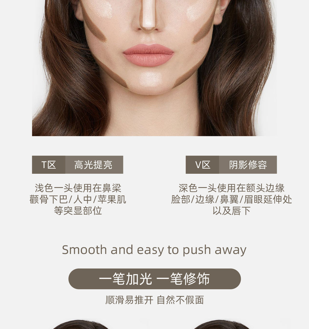 Fine Concealer Pen for Under-eye Dark Circles, Acne Marks, and Shadow Contouring Stick