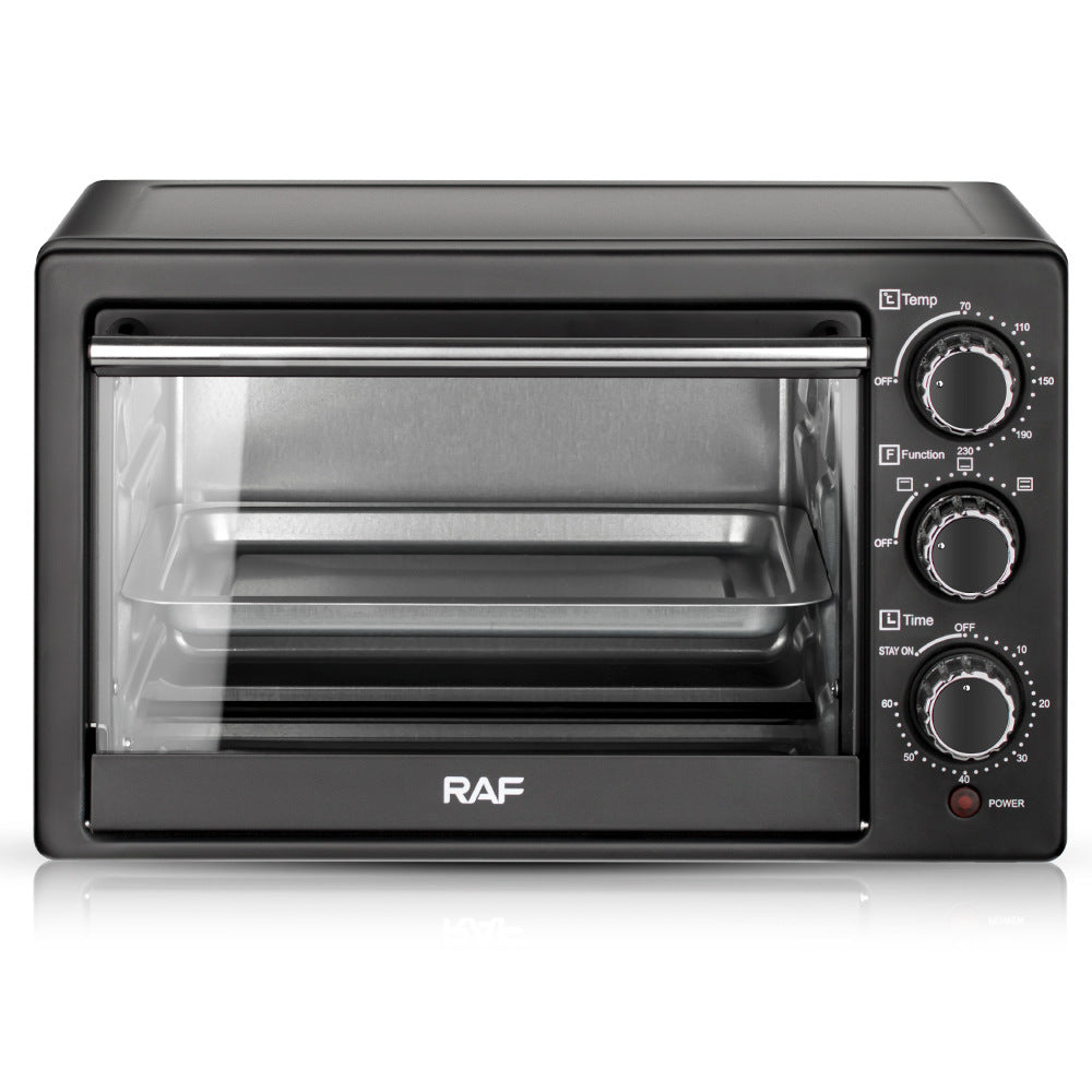 RAF European standard electric oven for home multifunctional baking22L Visual Oven French Fry Machine Cake Machine