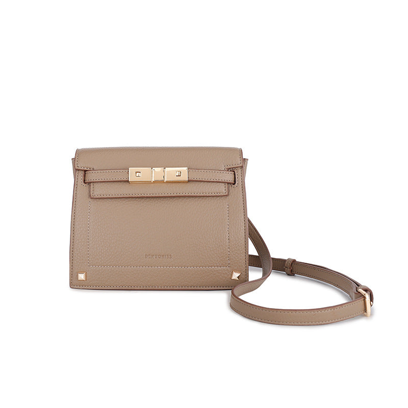 Original Design2024Autumn New Niche Versatile Crossbody Women's Textured Fashion Trendy Shoulder Bag