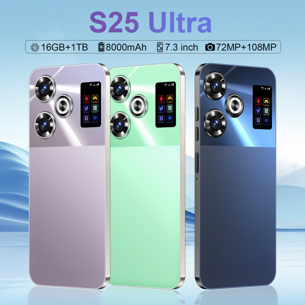 Hot Selling Smart Phone S25 Ultra Brand new Android phone16+1T Wholesale for Mobile Phone Manufacturers