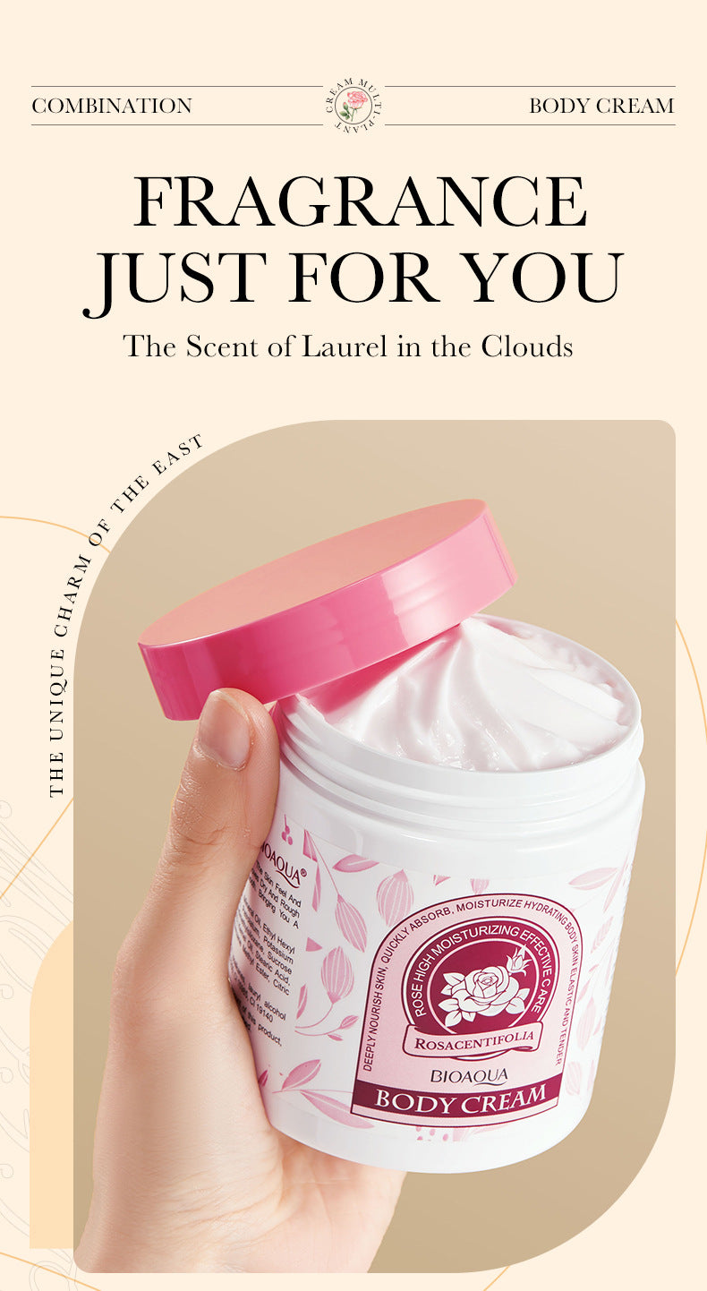 Floral Body Lotion BIOAOUA Rose Moisturizing Osmanthus Moisturizing Lotion Cross-Border Foreign Trade Wholesale