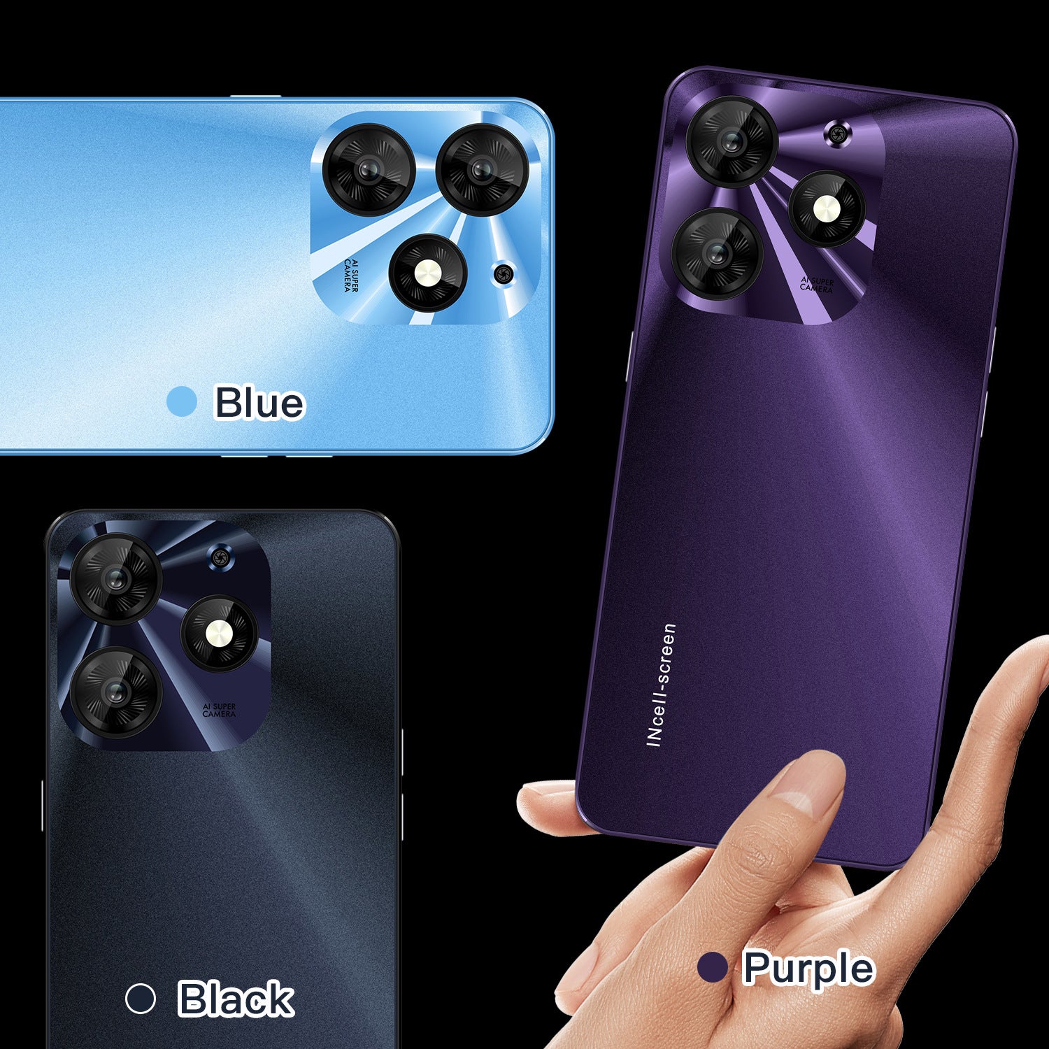 Mobile Phone Spark10 Pro 7.3Inch incell Large Screen16+1T Factory Smartphone(Popular)