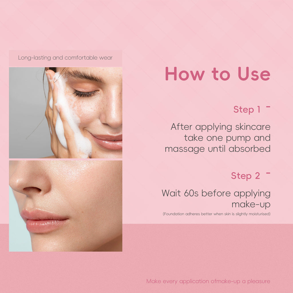 Exclusive Supply sheloves Foam Makeup Primer Invisible Pores Non-Cakey Brightening Skin Tone Isolation Patch Cream