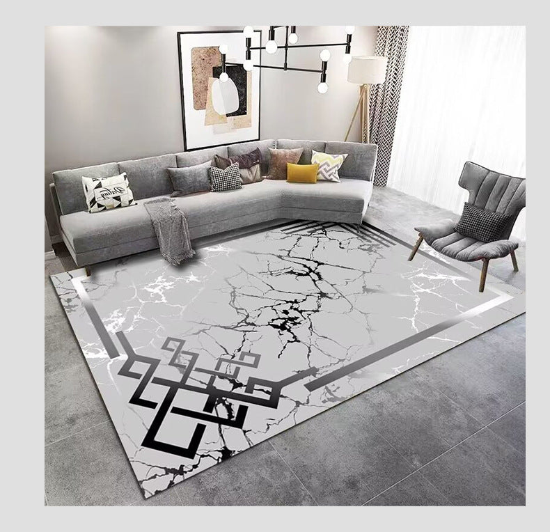 Light Luxury Living Room Carpet Sofa Coffee Table Full Carpet Home Bedroom Gray Series Dirty Resistant Mat Tapis carpet