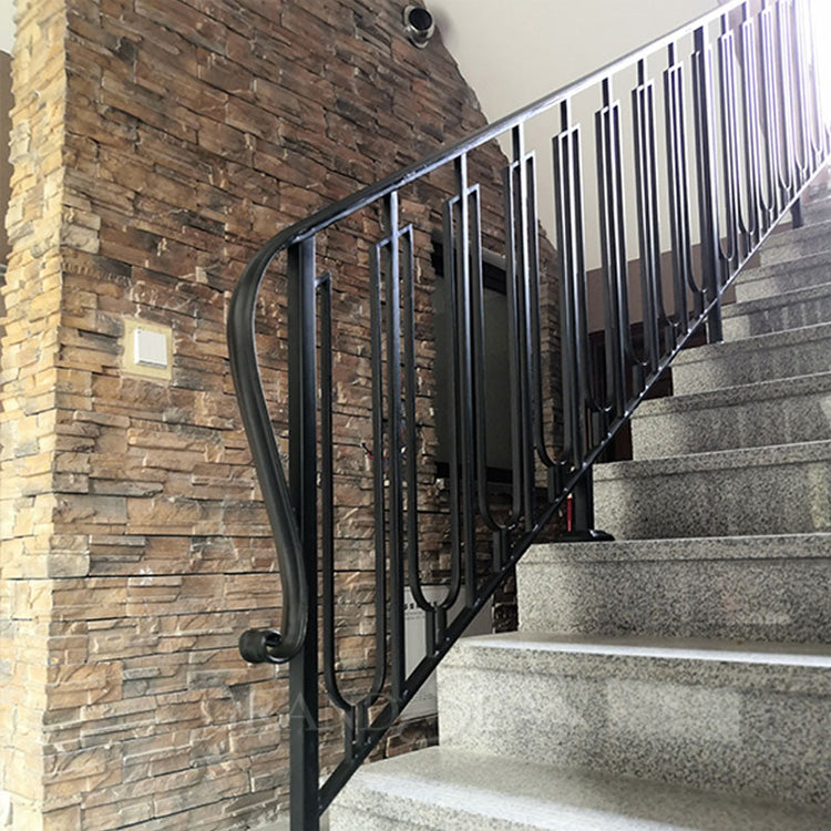 Used Home Stairs Railing Designs in Iron Modern Stairs Railing