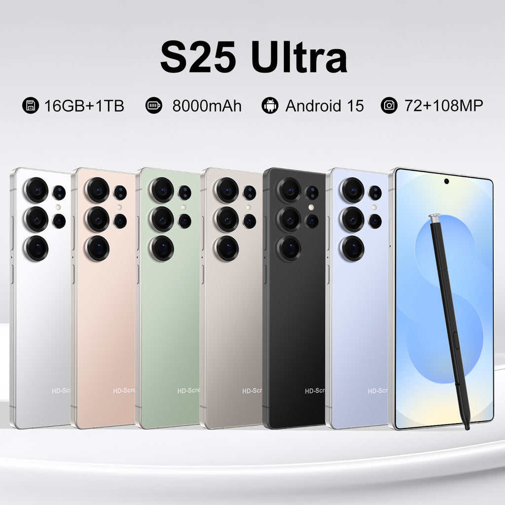 S25 Ultra Built-in stylus for mobile phones7.3inch Android smartphone16+1T Mobile Phone Source Manufacturer