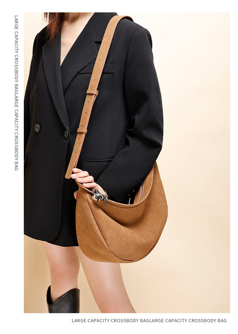 New Fashion Women's Dumpling Bag, Unique Design Casual Women's Chest Bag, Trendy Versatile Single Shoulder Crossbody Underarm Bag