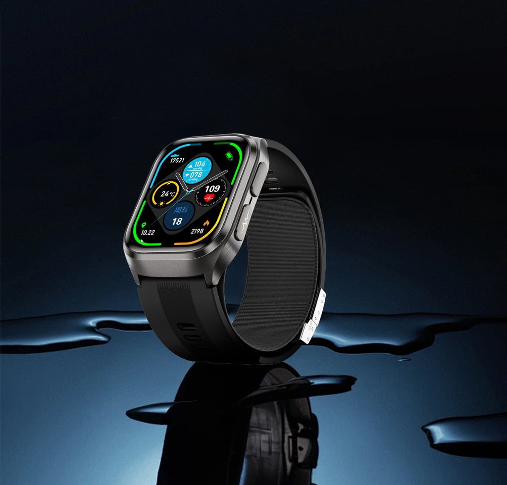 S17Smart Watch Air Pump Air Bag Blood Pressure Measurement ecg ECG NFC Bluetooth Call HD amoled Smart Watch