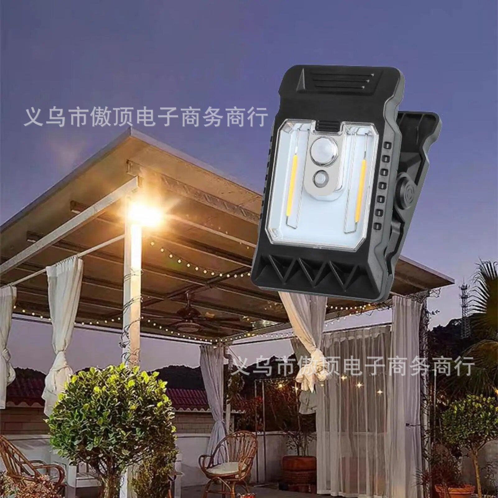 Solar Clip Light Human Body Sensing Outdoor Garden Light Garden Lighting Solar Fence Light Wall Light