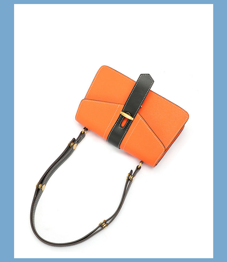 Korean Style Summer Trend Simple Fresh Versatile Women's Single Shoulder Crossbody Small Square Bag Female Internet Celebrity Same Style Women's Bag