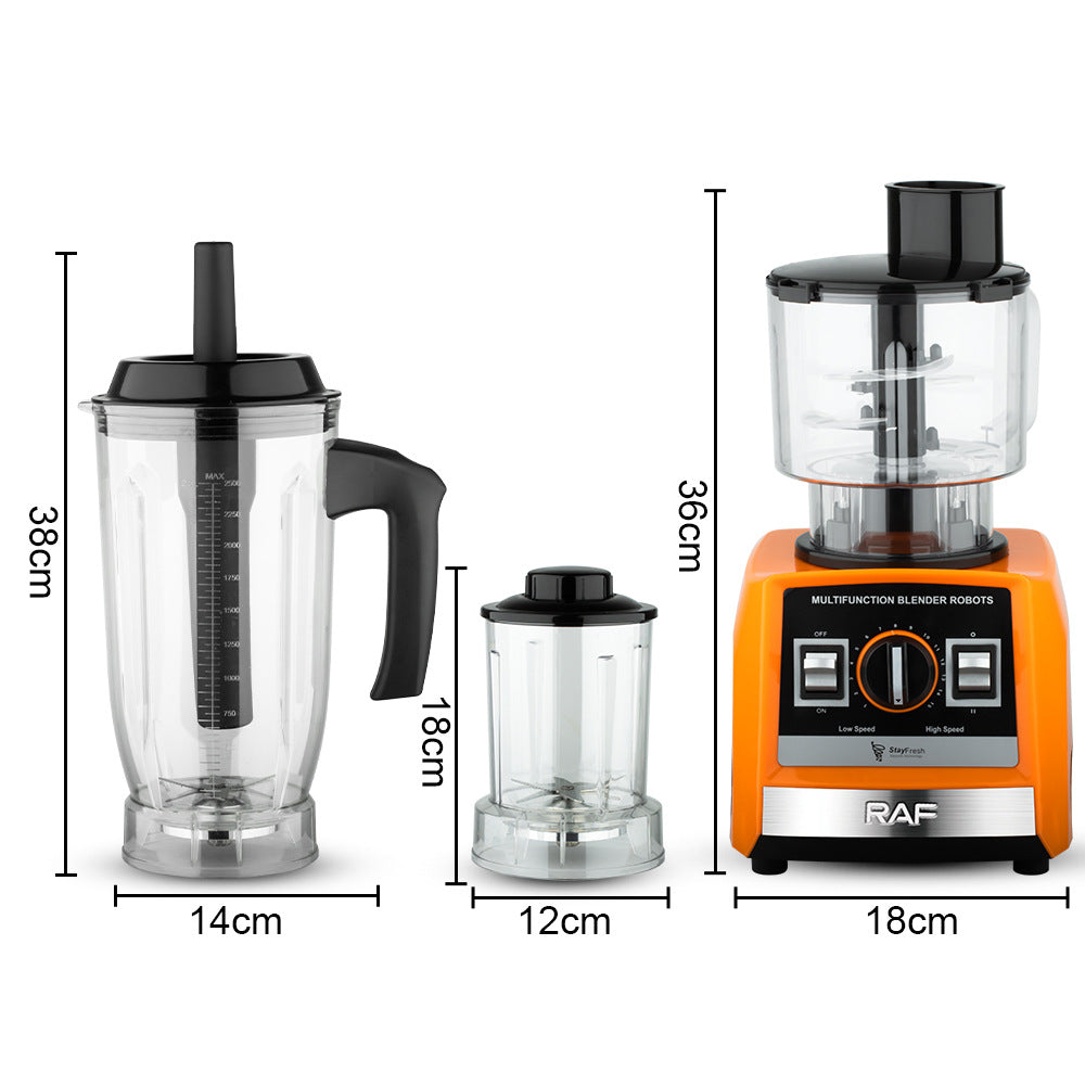 RAF European Standard Multifunctional 3-in-1 Juicer Household Food Processor Meat Grinder Grinder Mill