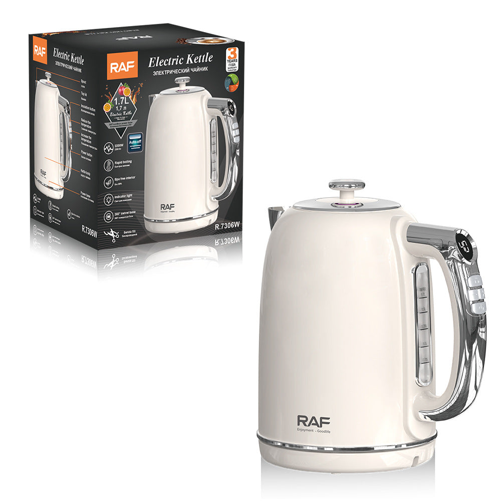 RAF Special for Kitchen Kettle Fast Electric Kettle Health Kettle Double-layer Intelligent Display Kettle R.7306