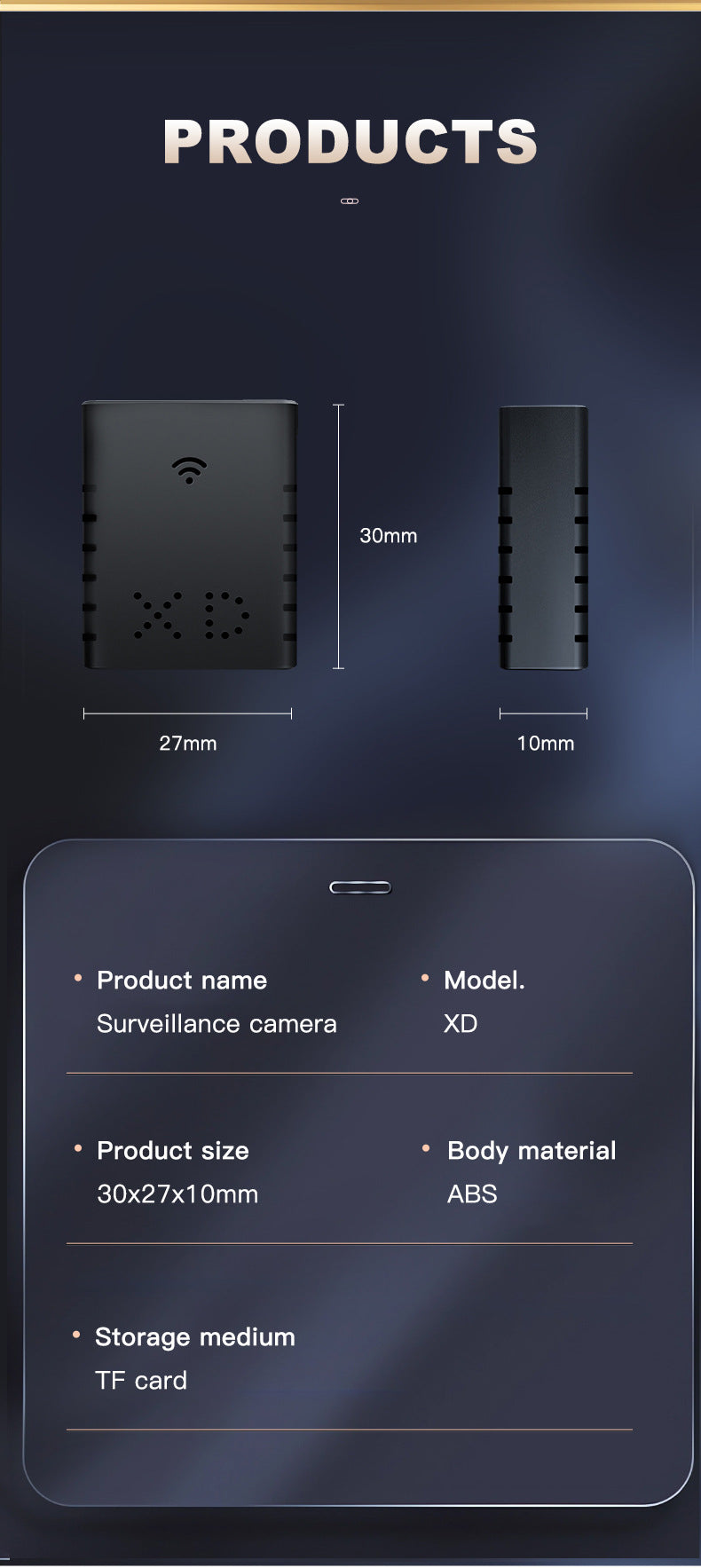 Exclusive Supply XD Wireless WIFI HD Camera for Home Indoor Use1080P Night Vision Mobile Monitoring Camera