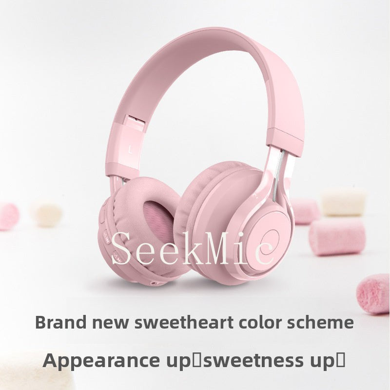 Hot-selling Over-ear Headphones Bluetooth Long Battery Life Children's Student Bluetooth Headphones Wireless High-Quality Sound Headset