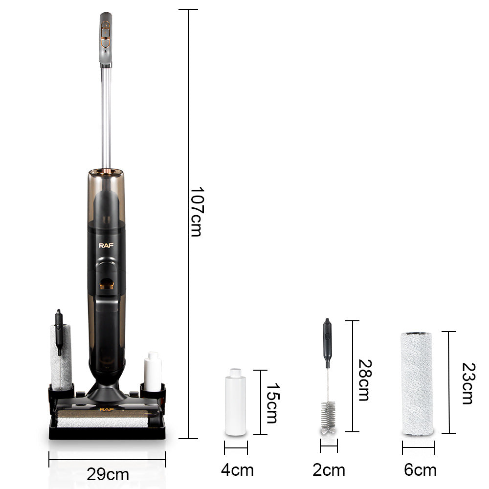 RAF European Standard Smart Vacuum Mop Washer Combo Directly from Manufacturer with Drying and Sterilization Large Capacity Wet and Dry Floor Washer