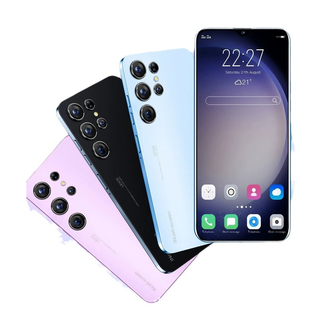 Mobile Phone S23+Ultra7.3Inch16+512G Memory All-in-One Machine Factory Direct Smart Full Screen