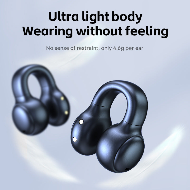 Popular M30Ear Clip Bone Conduction Sports High-End Ultra-Long Battery Life Wireless Bluetooth Earphones Wholesale