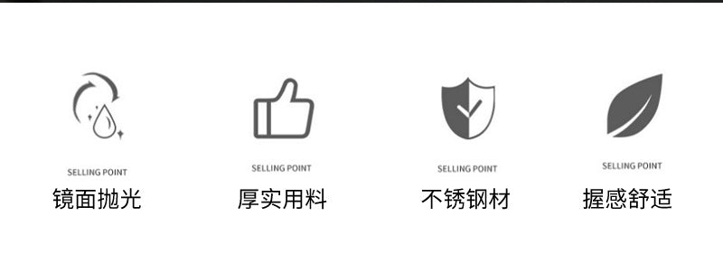 1010Stainless Steel Cutlery Western Knife Fork Spoon Set Western Restaurant Steak Knife Fork Four-Piece Gift Box