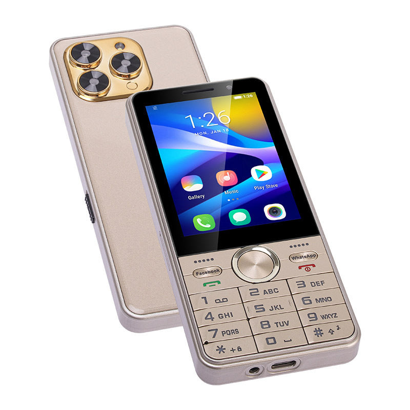 Hot Sale3.5Inch4g Button Smartphone Video Chat gps Pre-installed WhatsApp Android Phone