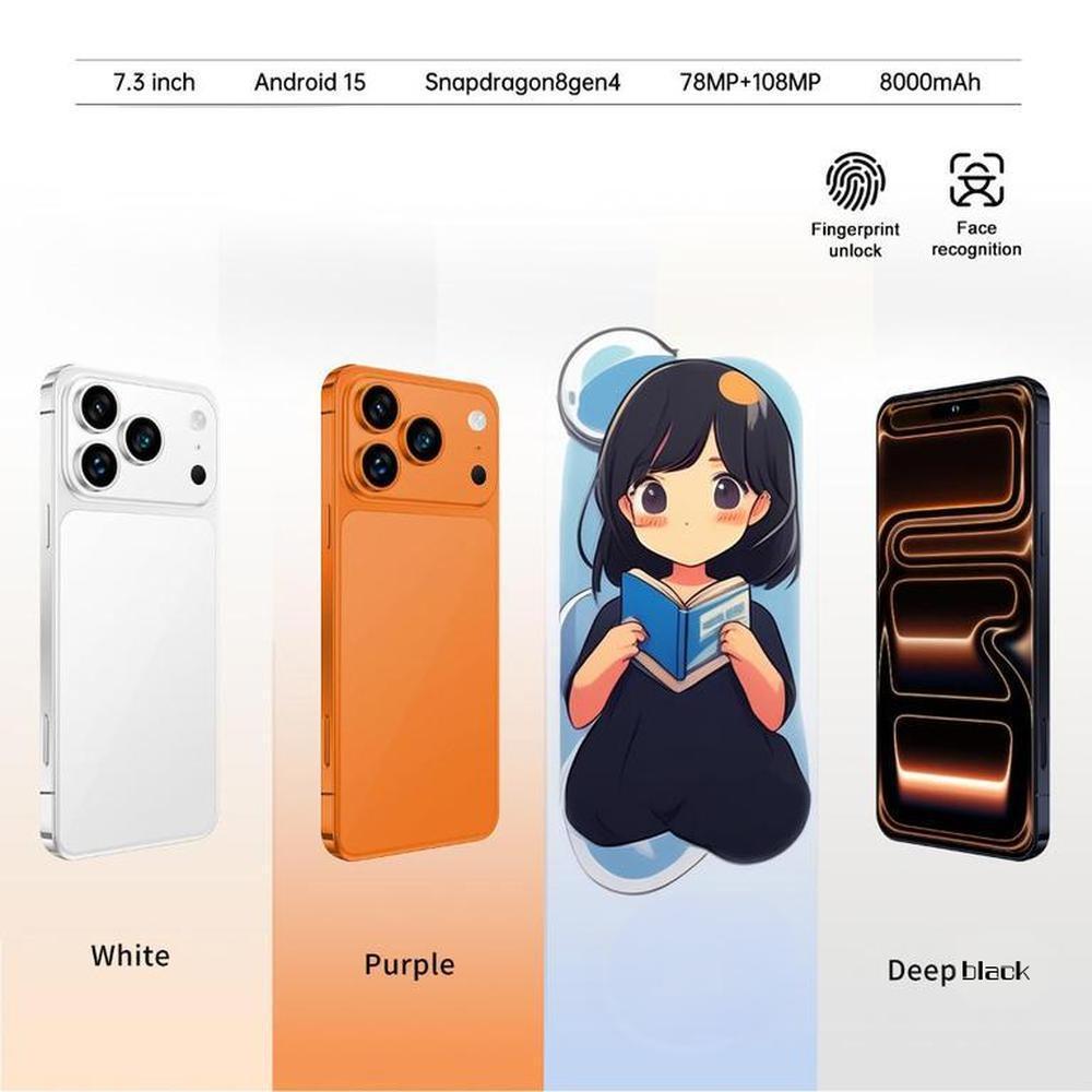 Mobile Phone i17ProMax New7.3Inch4G Smartphone4+64Dropshipping Hot-Selling Android Phones