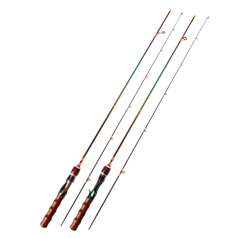 Lure rod UL Soft Tone1.68Rice1.8Rice 1.98Solid Carbon Fiber Rod Tip Gun Handle Straight Handle Horse Mouth Rod Set