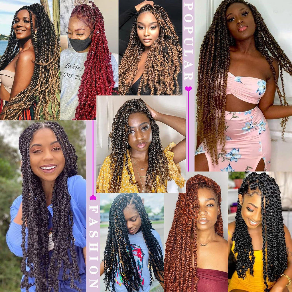 TEMU Hot Selling Cross-Border Export Crochet Hair Passion Water Ripple Curve15Crochet Hair Extensions African Wig Found