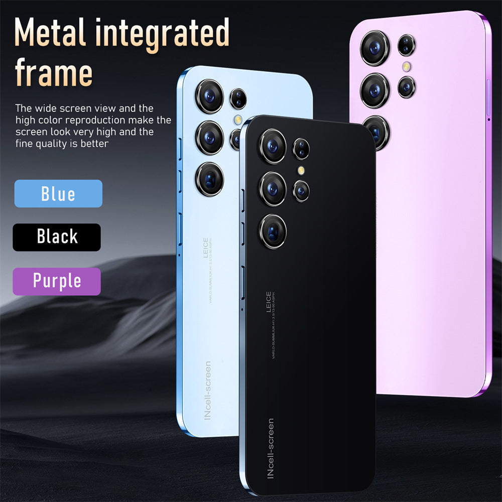 Mobile Phone Inch Straight Board Large Battery1TB Android13System European and American Version16+1TS23Ultra Large Battery Long Battery Life