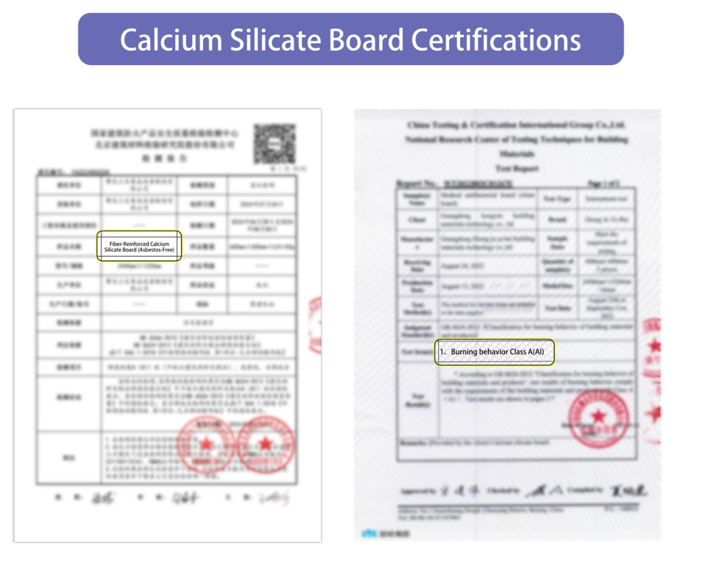 15mm Calcium Silicate Board Fireproof Sound Insulating and Durable for Wall Ceiling Partition