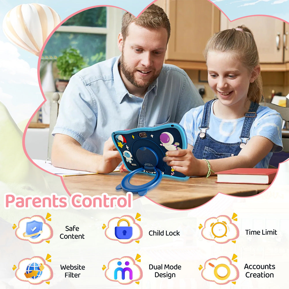 Popular B89Plus Children's Tablet WiFi Download+Tablet 4+64G Multifunctional Learning Machine