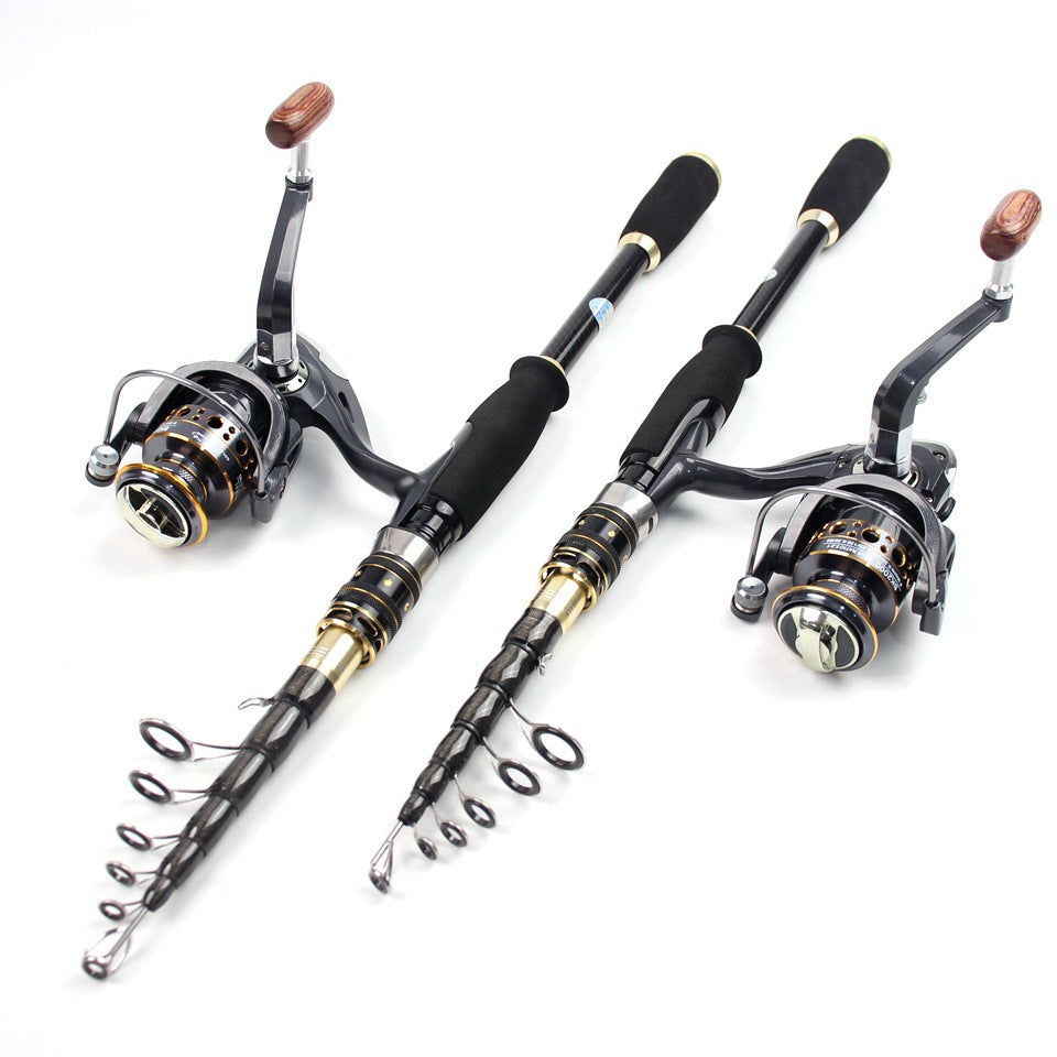 Carbon Fiber Sea Fishing Rod 2.1Hard Fishing Rod Super lightweight High Strength Travel Portable Fishing