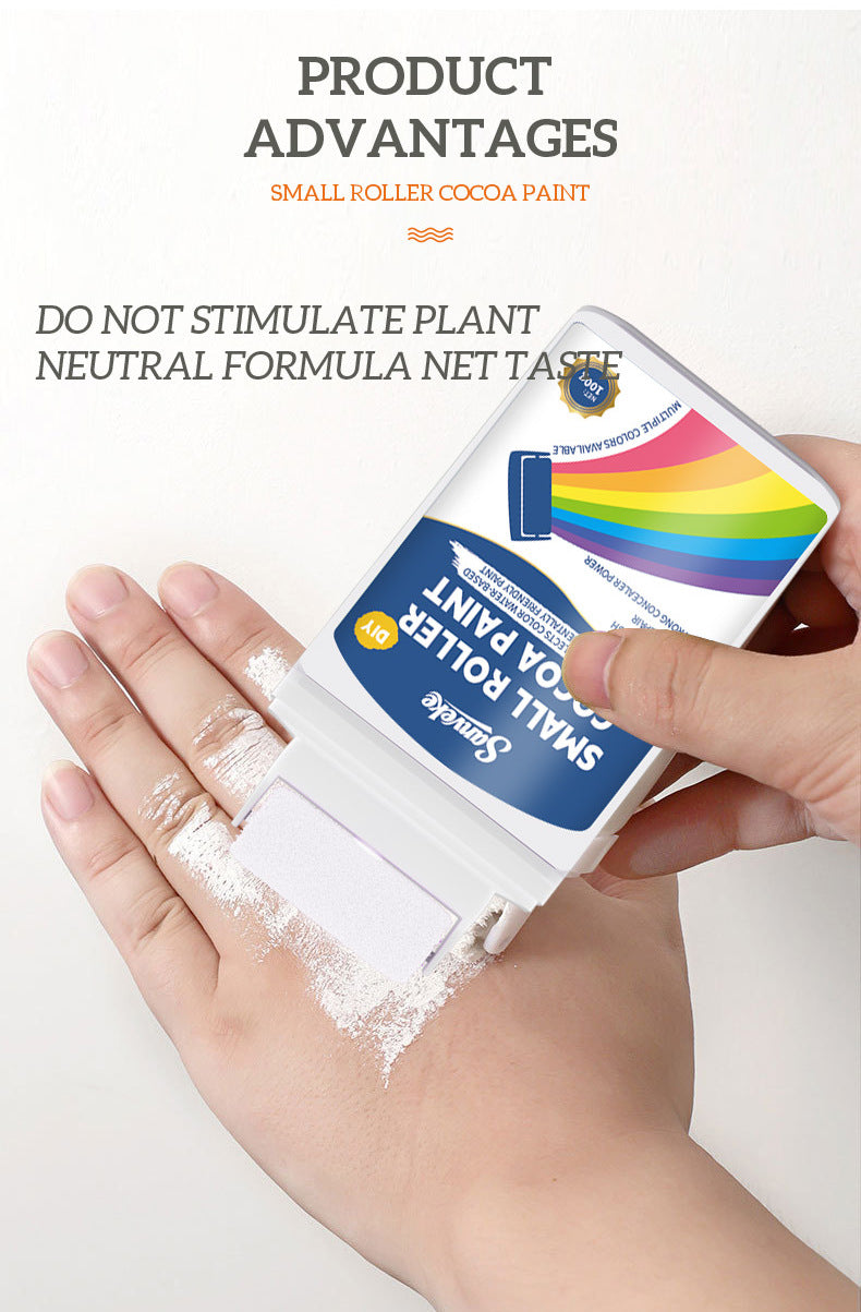 Wall Repair Small Roller Latex Paint Indoor Household Odorless Wall Renovation Stain Removal Coating Latex Paint