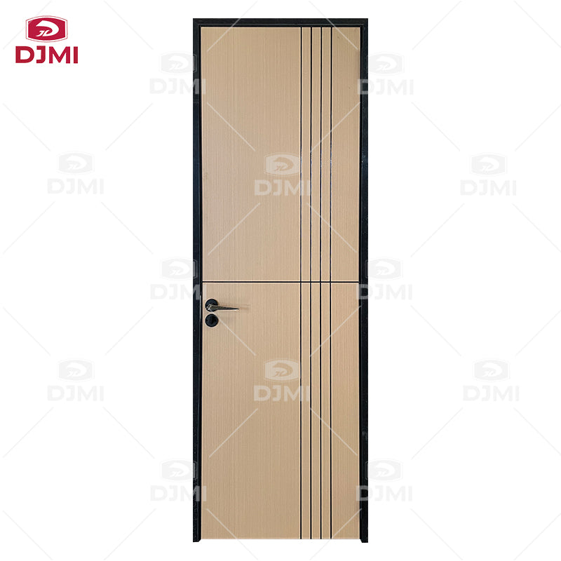 Fire Protection Certification Modern New Designs Bedroom Metal Frame Interior Solid Wooden Room Doors for Houses