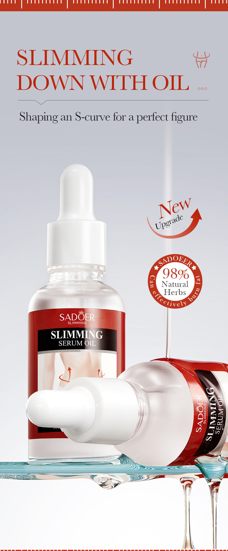 Shaping Essence Oil30mlSADOER Slimming Body Shaping Firming Body Massage Cream  Wholesale