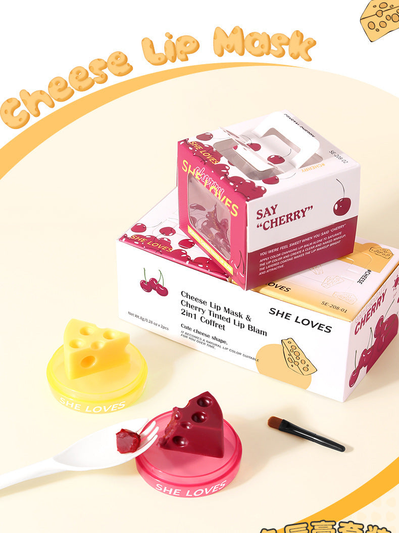 Specialized Cheese Lip Mask Lip Essence Scrub Exfoliating Dead Skin Color Changing Lip Balm