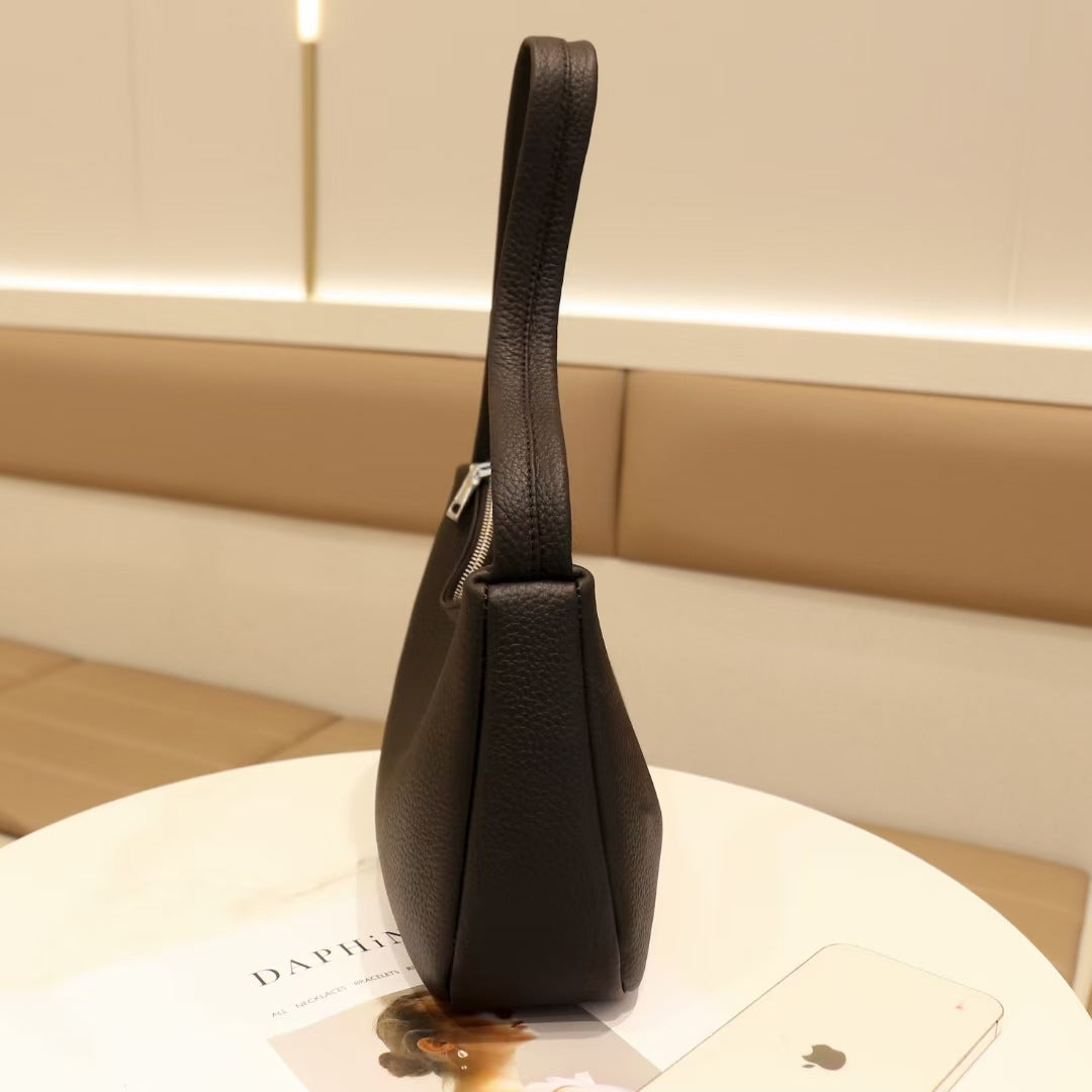 Guangzhou Luggage2025New Niche Simple Women's Bag Summer Versatile High-End Large Capacity Genuine Leather Underarm Bag