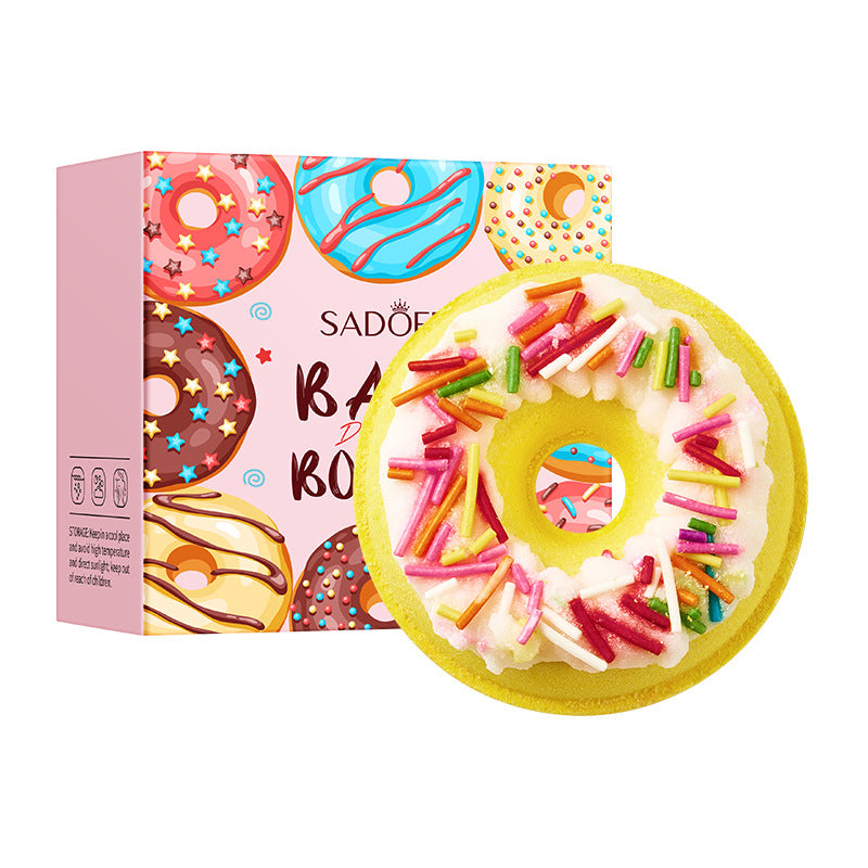 Macaron Donut Bath Salt Ball SADOER Clean Body Bath Salts  Wholesale