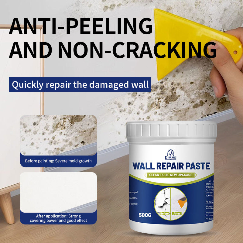 Wall Repair Paste for Repairing Wall Holes and Peeling, Household Putty Paste for Cracks and Nail Holes, White Wall Paste for Wall Repair