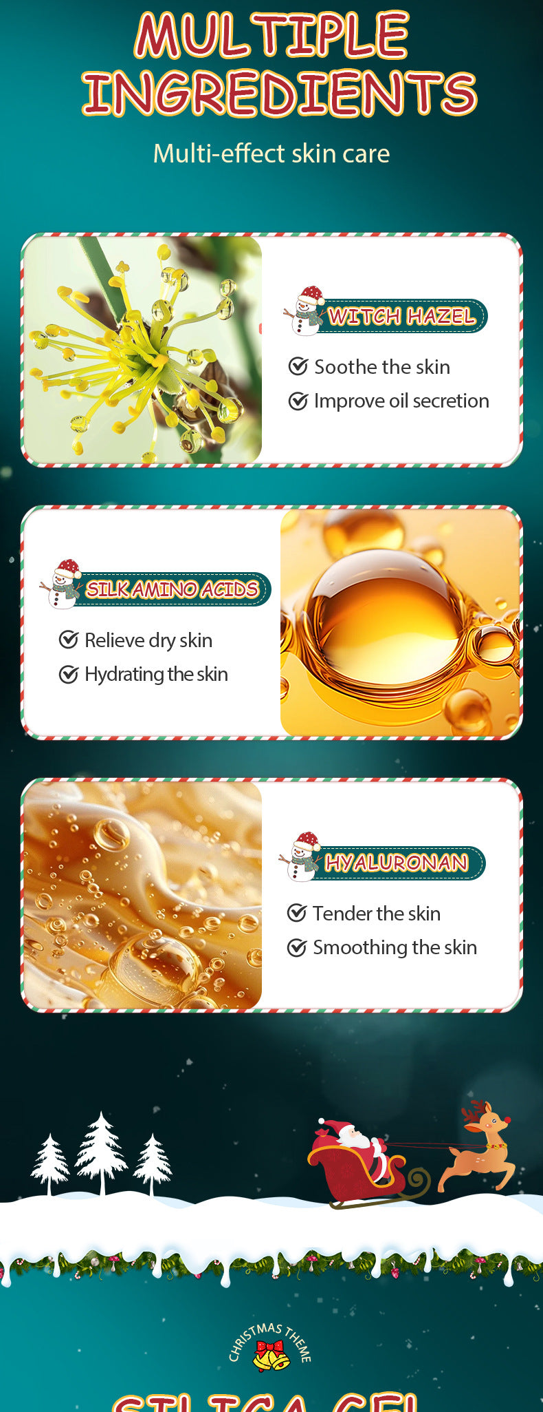 Christmas Strawberry Amino Acid Cleansing Mousse SADOER Cleansing facial cleanser  foreign trade wholesale
