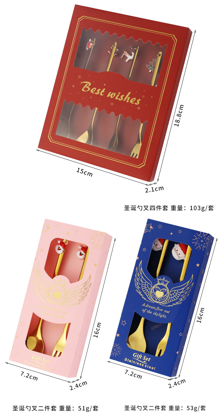 Pendant Jewelry Small Spoon DIY Coffee Children's Dessert Stirring Stick Ice Cream Popsicle Christmas Gift Tableware Spoon