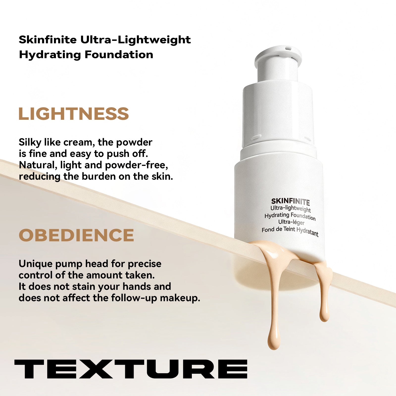 New Product Hydrating Foundation Liquid Moisturizing Long-lasting Concealer Brightening Hydrating Waterproof Sweatproof Non-cakey bb Frost