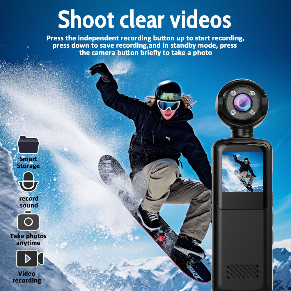 New high-definition handheld clip-on camera1080P Belt WIFI HD Law Enforcement Recorder Outdoor Sports Camera