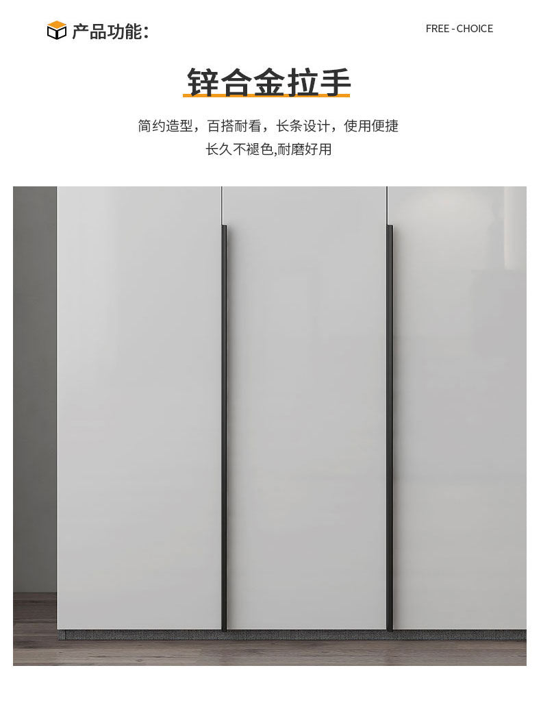Modern Simple Wardrobe with Swing Doors, Storage Wardrobe with Dressing Table, Shelves, Side Cabinet, Bedroom Wardrobe, Entryway Installation