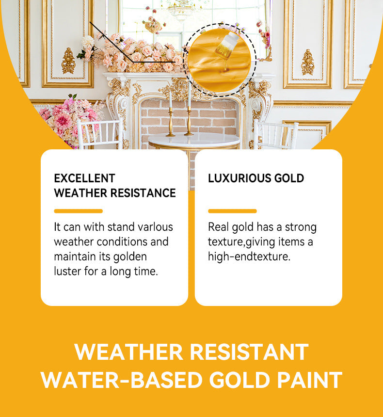 Lacquer Hero Glitter Gold Leaf Lacquer Gold Powder Lacquer Paint Super Bright Gold Lacquer Water-based Calligraphy Lacquer Water-based Gold Lacquer
