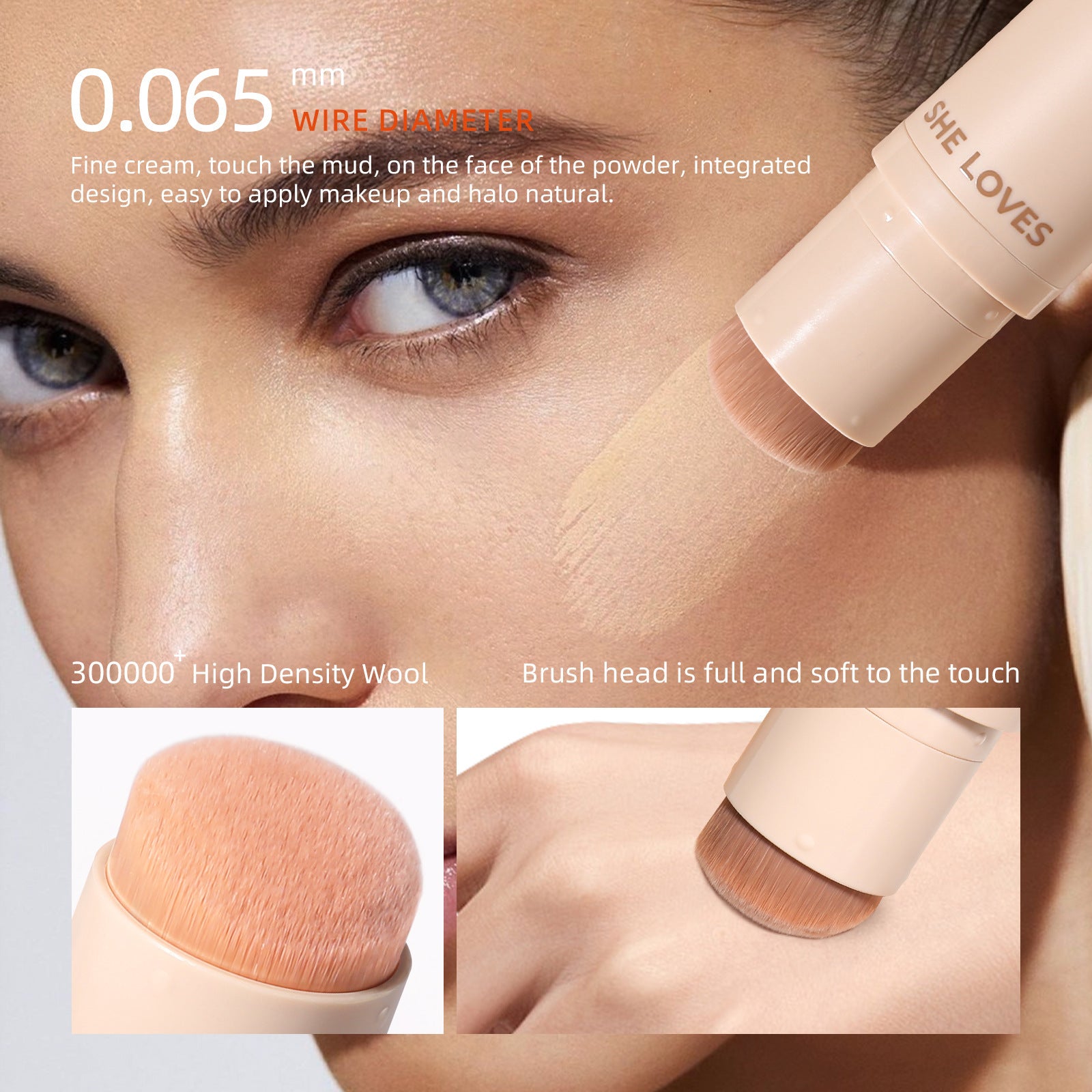 Double-ended Foundation Stick Foundation Concealer Oil Control Long-lasting Commuting Waterproof Sweatproof Non-cakey Foundation